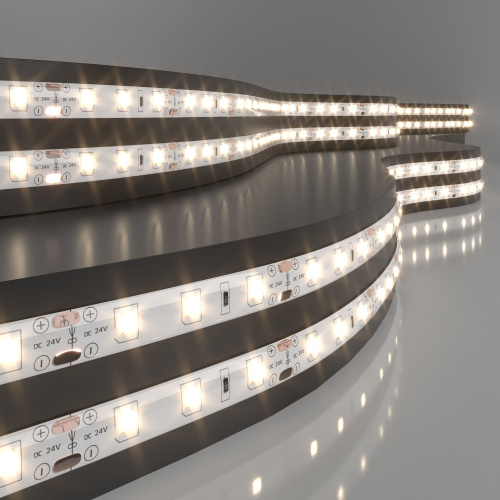Светодиодная лента 24 В 4,8 Вт/м 60 Led/м 2835 IP65, теплый белый 3300K, 5 м Лента светодиодная 24V 4,8W 60Led 2835 IP65 теплый белый, 5м Светодиодная лента 24 В 4,8 Вт/м 60 Led/м 2835 IP65, теплый белый 3300K, 5 м Лента светодиодная 24V 4,8W 60Led 2835 IP65 теплый белый, 5м