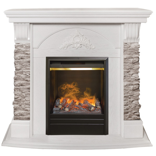 Электрокамин RealFlame Athena GR WT белый с очагом 3D Olympic Электрокамин RealFlame Athena GR WT белый с очагом 3D Olympic