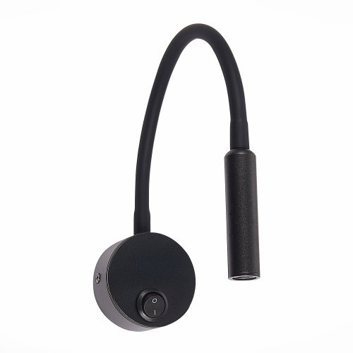 ST653.431.01 Светильник настенный ST-Luce Черный/Черный LED 1*3W 3000K Настенные светильники фото 2