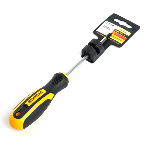 Отвертка крестовая STEKKER Ph 1 х 100 мм, Cr-V, SDM-PH1-100 фото 6