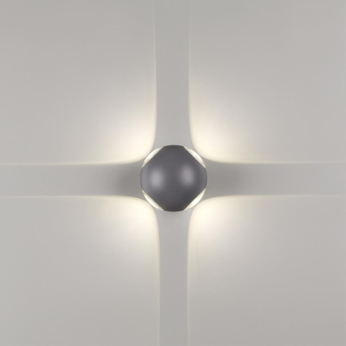 358464 STREET NT20 738 темно-серый  Ландшафтный настенный св-ник IP54 LED 4000K 12W 85-265V  CALLE