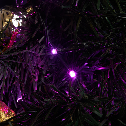 Светодиодная гирлянда Feron CL02 линейная 230V розовый c питанием от сети фото 5