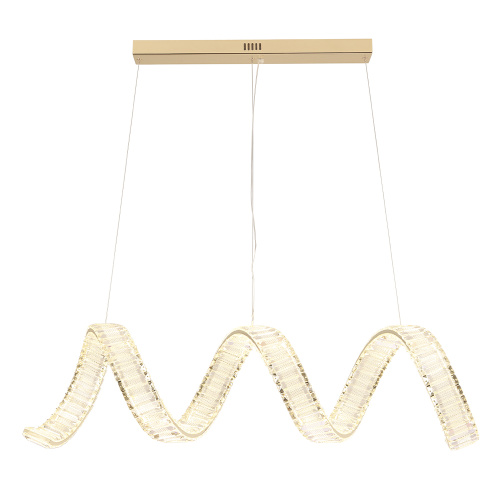 Crystal Lux Люстра Crystal Lux MUSIKA SP100W LED L1200 GOLD фото 3