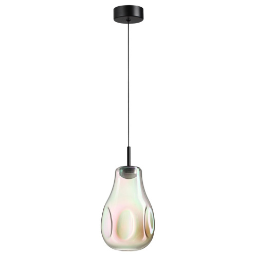 5098/4LB PENDANT ODL25 365 черный/бензиновый/металл/стекло Подвес LED 4W 4000K 388Лм NAVE