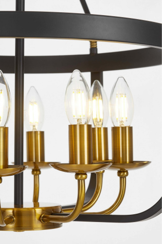 Подвесной светильник Lumina Deco Berling LDP 8024-8 BK+MD фото 3 Подвесной светильник Lumina Deco Berling LDP 8024-8 BK+MD фото 3