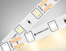 Светодиодная лента 12В 2835 60Led 4.8Вт/м 3000K IP20 5м