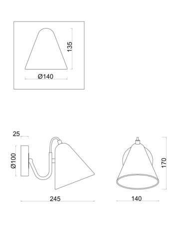 Бра Freya FR8001WL-01WG фото 10
