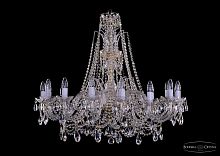 Люстра хрустальная 1411/16/360/XL-87 G Bohemia Ivele Crystal (Богемия Ивеле Кристалл)