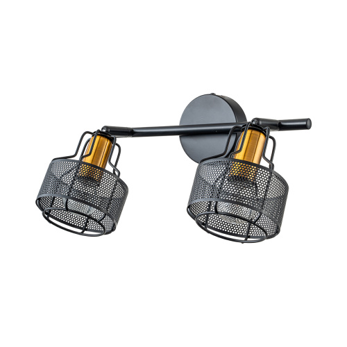 Настенно-потолочный свет Escada 1100/2A E14*40W Black/Gold фото 2 Настенно-потолочный свет Escada 1100/2A E14*40W Black/Gold фото 2