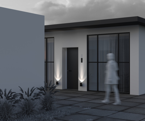 Уличный настенный светильник Outdoor O514WL-L15B3K фото 4