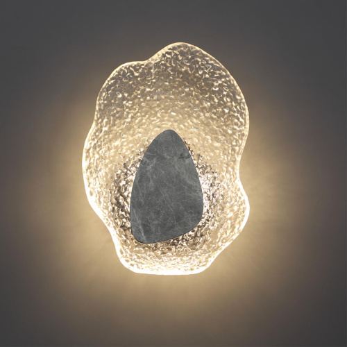 5461/12WLB L-VISION ODL_EX26 053 черный/прозрачный/серый/металл/стекло/мрамор Настенный светильник LED x 12W 3000K CORALLA фото 4 5461/12WLB L-VISION ODL_EX26 053 черный/прозрачный/серый/металл/стекло/мрамор Настенный светильник LED x 12W 3000K CORALLA фото 4