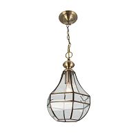 Citilux Гера-1 CL444110 Подвесной светильник витражный Бронза