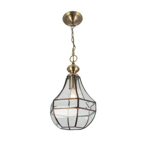 Citilux Гера-1 CL444110 Подвесной светильник витражный Бронза Citilux Гера-1 CL444110 Подвесной светильник витражный Бронза