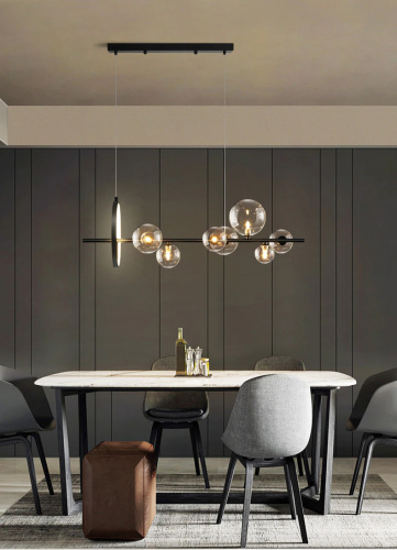 Люстра KG1233P-7 black/clear фото 5 Люстра KG1233P-7 black/clear фото 5