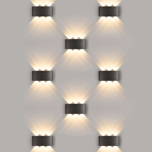 Пылевлагозащищенный светодиодный светильник Twinky Trio чёрный IP54 1551 Techno LED чёрный фото 3