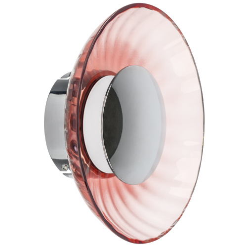 809012 Бра CELESTA LED 6W 300LM ХРОМ/РОЗОВЫЙ 3000K