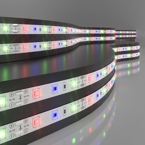Светодиодная лента 12 В 4,8 Вт/м 60 Led/м 2835 IP20, RGB, 5 м Лента светодиодная 12V 4,8W 60Led 2835 IP20 RGB, 5м Светодиодная лента 12 В 4,8 Вт/м 60 Led/м 2835 IP20, RGB, 5 м Лента светодиодная 12V 4,8W 60Led 2835 IP20 RGB, 5м