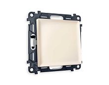 Комплект механизма 1-кл выключателя AMBRELLA VOLT ALFA Бежевый матовый QUANT (AP3210, VM101) MA321010