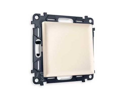 Комплект механизма 1-кл выключателя AMBRELLA VOLT ALFA Бежевый матовый QUANT (AP3210, VM101) MA321010 Комплект механизма 1-кл выключателя AMBRELLA VOLT ALFA Бежевый матовый QUANT (AP3210, VM101) MA321010