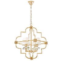 Подвесная люстра Lumina Deco Baltimore LDP 8020-4 GD+WT