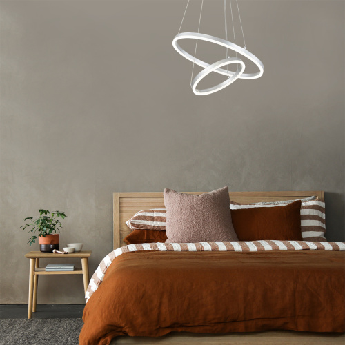 Подвесной светильник Escada 10254/2 LED*66W Silver APP фото 4