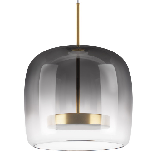 804018 Люстра CUPOLA LED 1х18W 900LM ЗОЛОТО/ДЫМЧАТЫЙ 3000K фото 4 804018 Люстра CUPOLA LED 1х18W 900LM ЗОЛОТО/ДЫМЧАТЫЙ 3000K фото 4