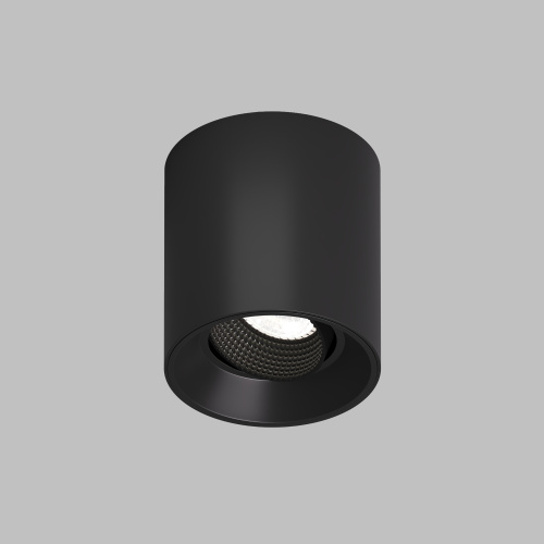 DK3090-BK Светильник накладной IP 20, 10 Вт, GU5.3, LED, черный/черный, пластик