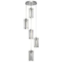 Citilux Джейн CL306051 Хрустальный подвесной светильник Хром