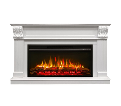 Каминокомплект ГЛОРИЯ Дуб беловежский с очагом Электроочаг PREMIER/ПРЕМЬЕР 36