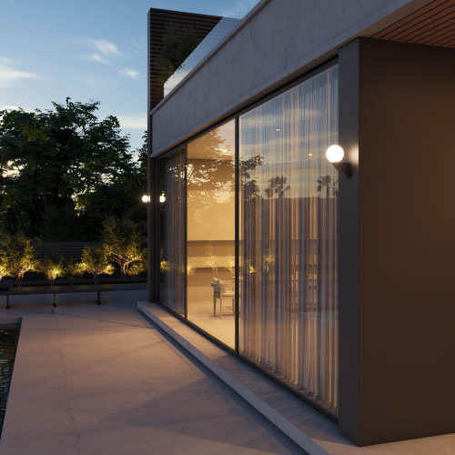 Уличный настенный светильник 35003/U черный фото 3 Уличный настенный светильник 35003/U черный фото 3