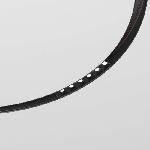 Slim Magnetic Трековый светильник для радиусного шинопровода 6W 4200K Intenso чёрный Ø 800мм 85183/01 Slim Magnetic Трековый светильник для радиусного шинопровода 6W 4200K Intenso чёрный Ø 800мм 85183/01