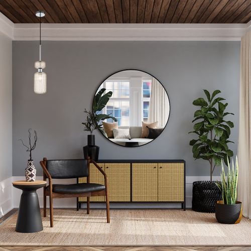 Подвесной светильник Escada 1141/1S E14*60W Chrome/Beige фото 5