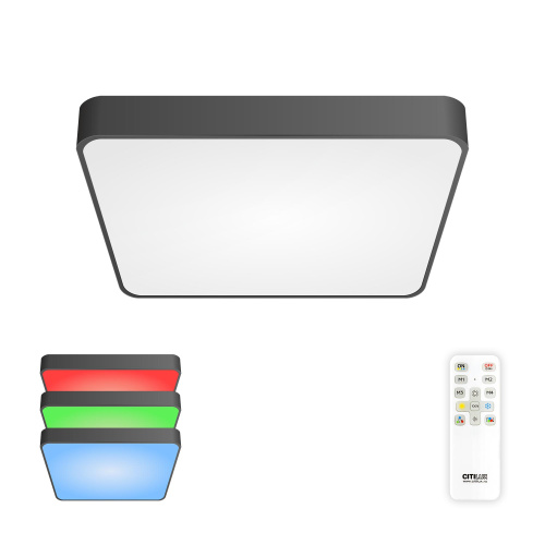Citilux Купер CL724K70G1 LED RGB Светильник с пультом Чёрный Citilux Купер CL724K70G1 LED RGB Светильник с пультом Чёрный