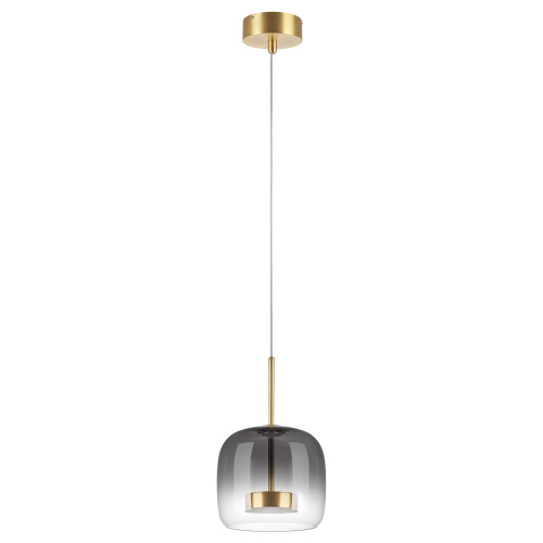 804008 Люстра CUPOLA LED 9W 450LM ЗОЛОТО/ДЫМЧАТЫЙ 3000K