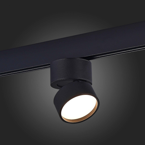 ST809.446.09 Магнитный трековый светильник Черный LED 1*9W 4000K 600Lm Ra>90 120° IP20 D85xH126 48V SKYLINE 48 фото 2