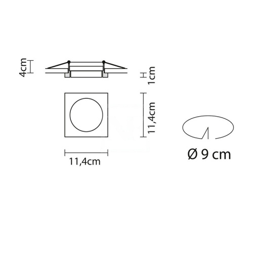 Встраиваемый светильник D54F0311 фото 3 Встраиваемый светильник D54F0311 фото 3