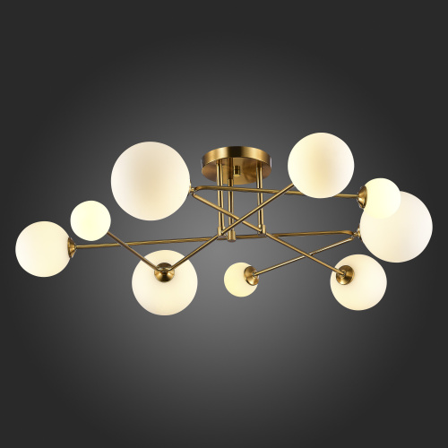 SLE2211-302-09 Светильник потолочный Латунь/Белый G9 LED 9*5W FANTINI фото 7