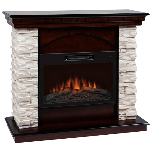 Каминокомплект ELFORD/РАЛЬФ Античный дуб с очагом Электроочаг KENDAL/КЕНДАЛ 24 фото 2