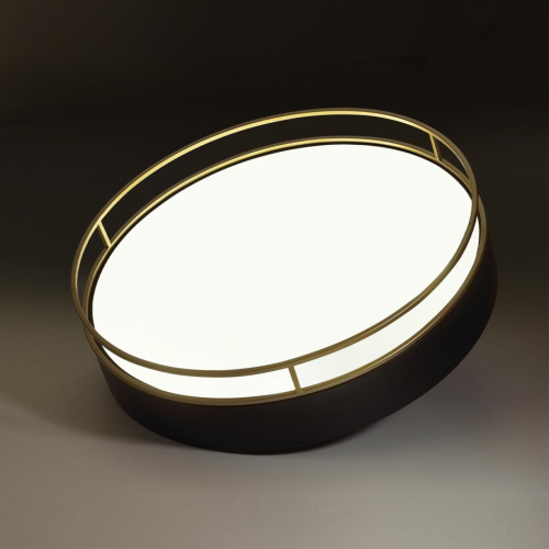 7723/100L AVRA LED SN 593 Светильник металл/пластик/белый/черный/золотой LED 100Вт 3000-6000K D600 IP20 пульт ДУ LOFTY фото 2