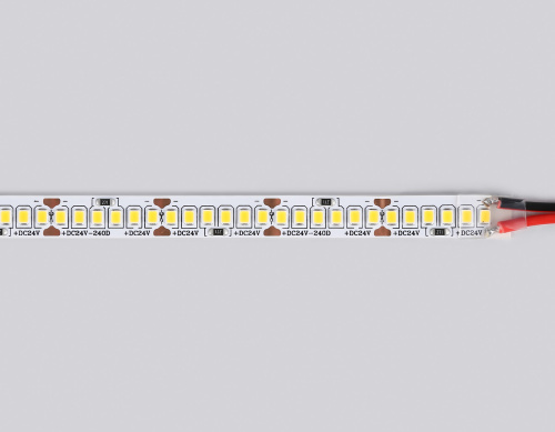 Светодиодная лента 24В 2835 240Led 22Вт/м 3000K IP20 5м фото 4