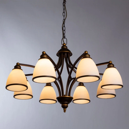 Подвесная люстра Arte Lamp BONITO A9518LM-8BA фото 2 Подвесная люстра Arte Lamp BONITO A9518LM-8BA фото 2