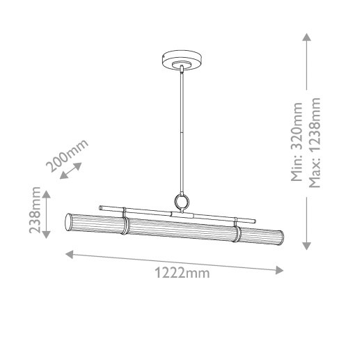 Подвесной светильник Kichler RIVEN KL-RIVEN-LED-LP-122-CPZ фото 3 Подвесной светильник Kichler RIVEN KL-RIVEN-LED-LP-122-CPZ фото 3