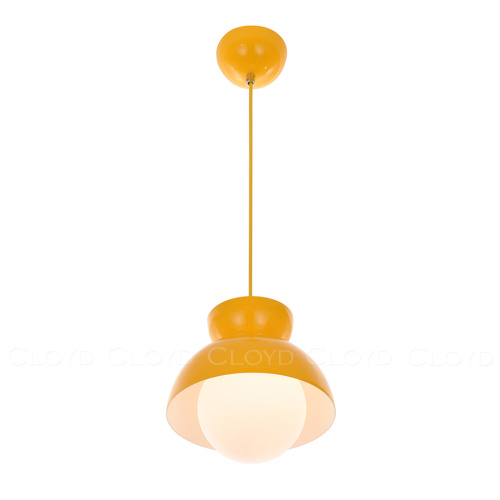 Подвесной светильник Cloyd ERMA-A P1 / Ø20 см - желтый (арт.11339)