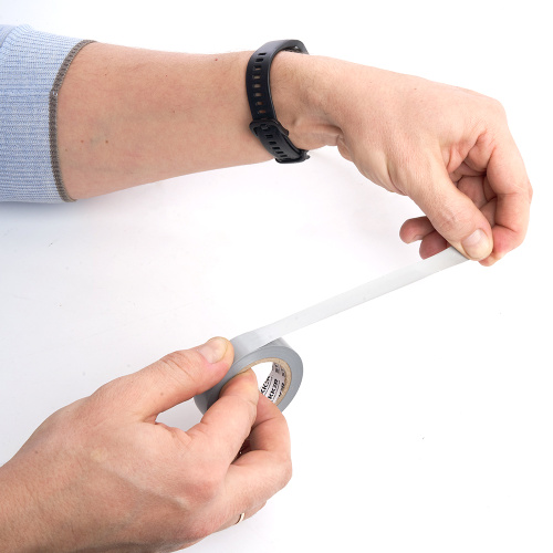 Изоляционная лента STEKKER INTP01319-10 0,13*19 10 м. серебро фото 7