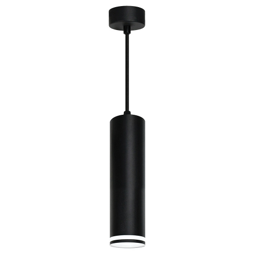 Светильник потолочный Feron ML1708 Barrel LUNA на подвесе  MR16 35W 230V, черный 55*280 фото 3
