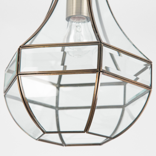 Citilux Гера-1 CL444110 Подвесной светильник витражный Бронза фото 4 Citilux Гера-1 CL444110 Подвесной светильник витражный Бронза фото 4