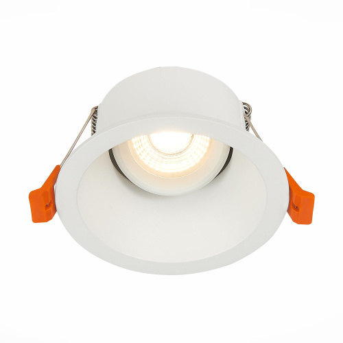 ST207.508.01 Св-к встр. Белый GU10 1*50W  D103xH52 220V Без ламп Встраиваемые светильники фото 8