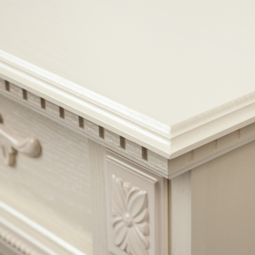 Электрокамин RealFlame Lilian WT жемчуг с очагом Majestic Lux Brass фото 3