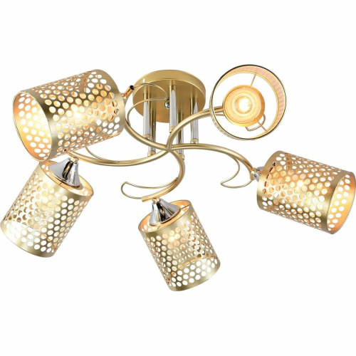 Потолочная люстра Reluce 01322-0.3-05 MATT GOLD+CR фото 2