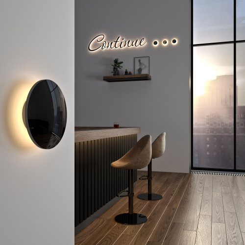 Настенный светодиодный светильник MRL LED 1126 черный жемчуг фото 2